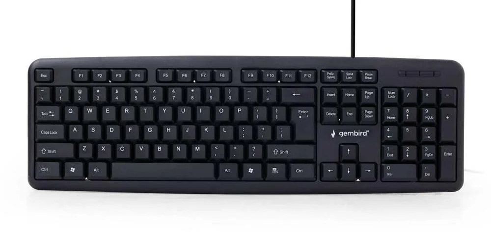 GEMBIRD KB-U-103-ES TECLADO USB ESPANHOL PRETO