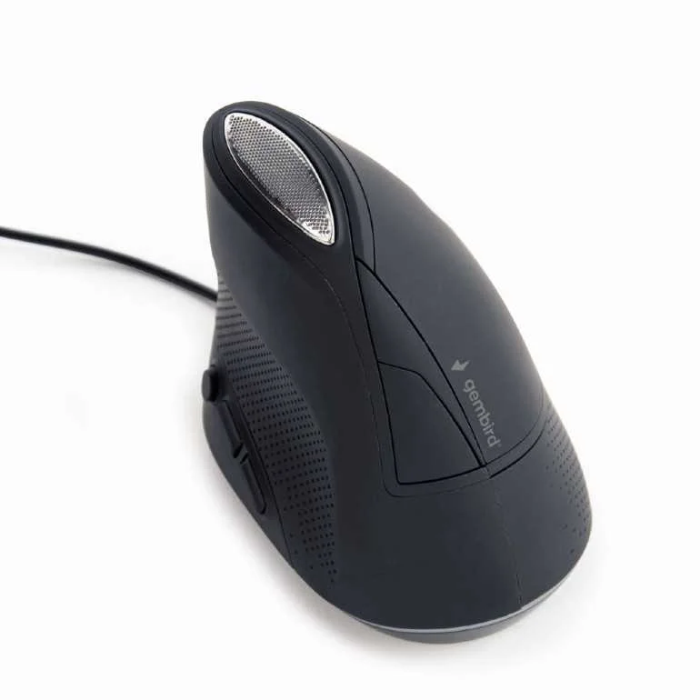 Rato C/ Fios Mus-Ergo-03 3200 Dpi Preto - Gembird