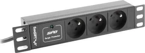 Lanberg Pdu-03e-0200-Bk, 1u, Horizontal, Pret.