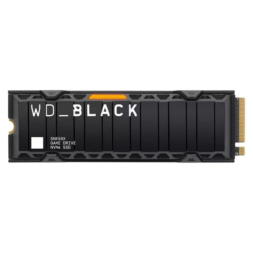 Ssd M.2 2280 Wd_black Sn850x 1tb C/ Heatsink 3d Nand Nvme Pcie Gen 4.0x4