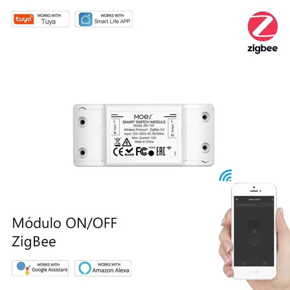 M&oacute;dulo ON/OFF  ZigBee 10A
