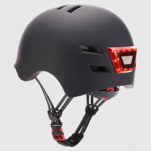 Youin Casco Con LED Frontal Y Trasero Negro  (Tal.