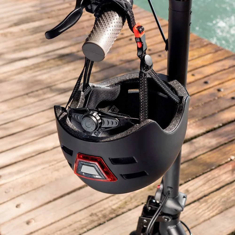 Youin Casco Con LED Frontal Y Trasero Negro  (Tal.