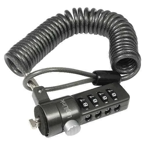 Logilink Nbs004 Cadeado Antirroubo Preto 1,8 M
