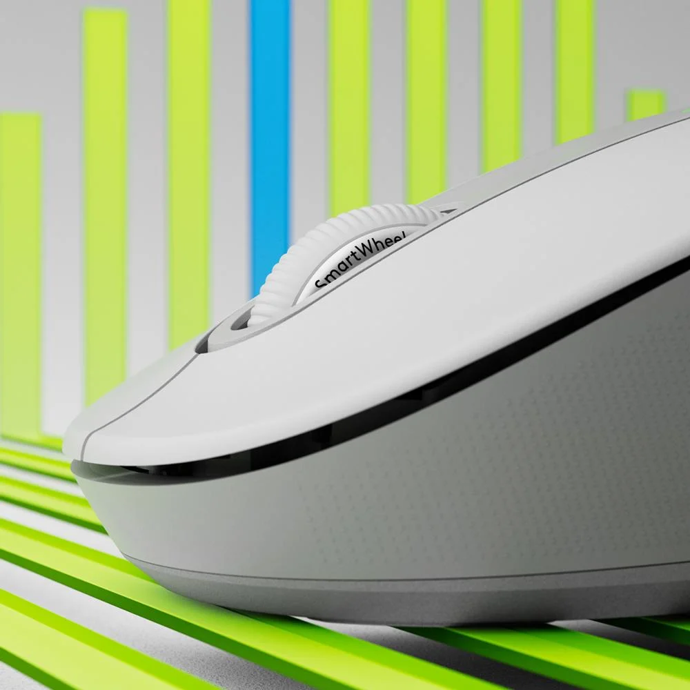 Logitech Wireless Mouse M650 L Bolt/Bluetooth White Links