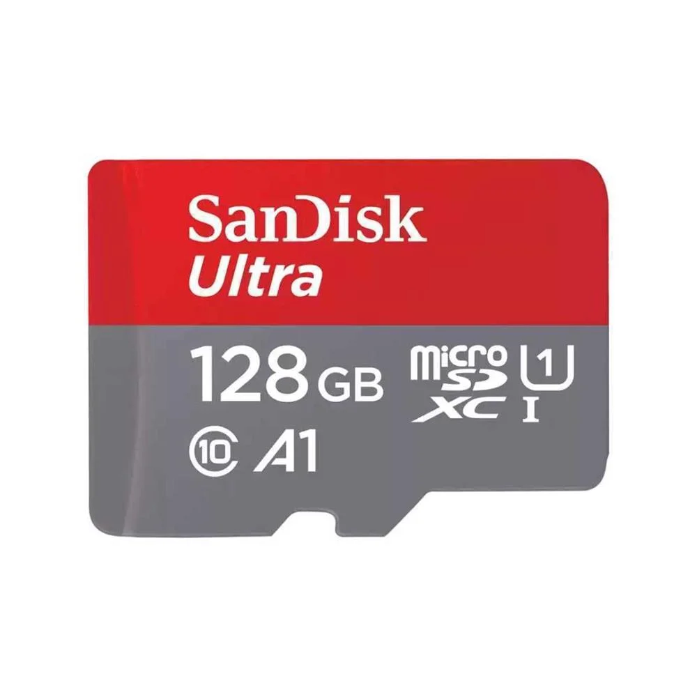 Cart&atilde;o de Mem&oacute;ria Ultra Microsdxc Uhs-I 128gb Classe 10 + Adaptador - Sandisk