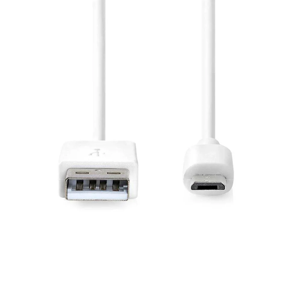 Nedis Ccgb60500wt20 Cabo Usb 2 M Usb 2.0 Usb a Mi.