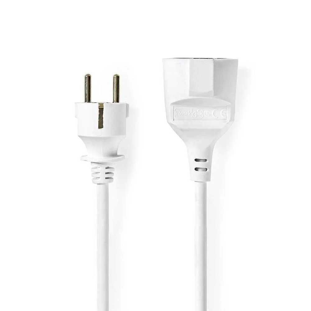 Extens&atilde;o Alimenta&ccedil;&atilde;o Cee 7/7 - Schuko 10m Branco