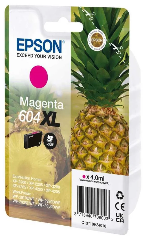 Singlepack Magenta 604XL Ink