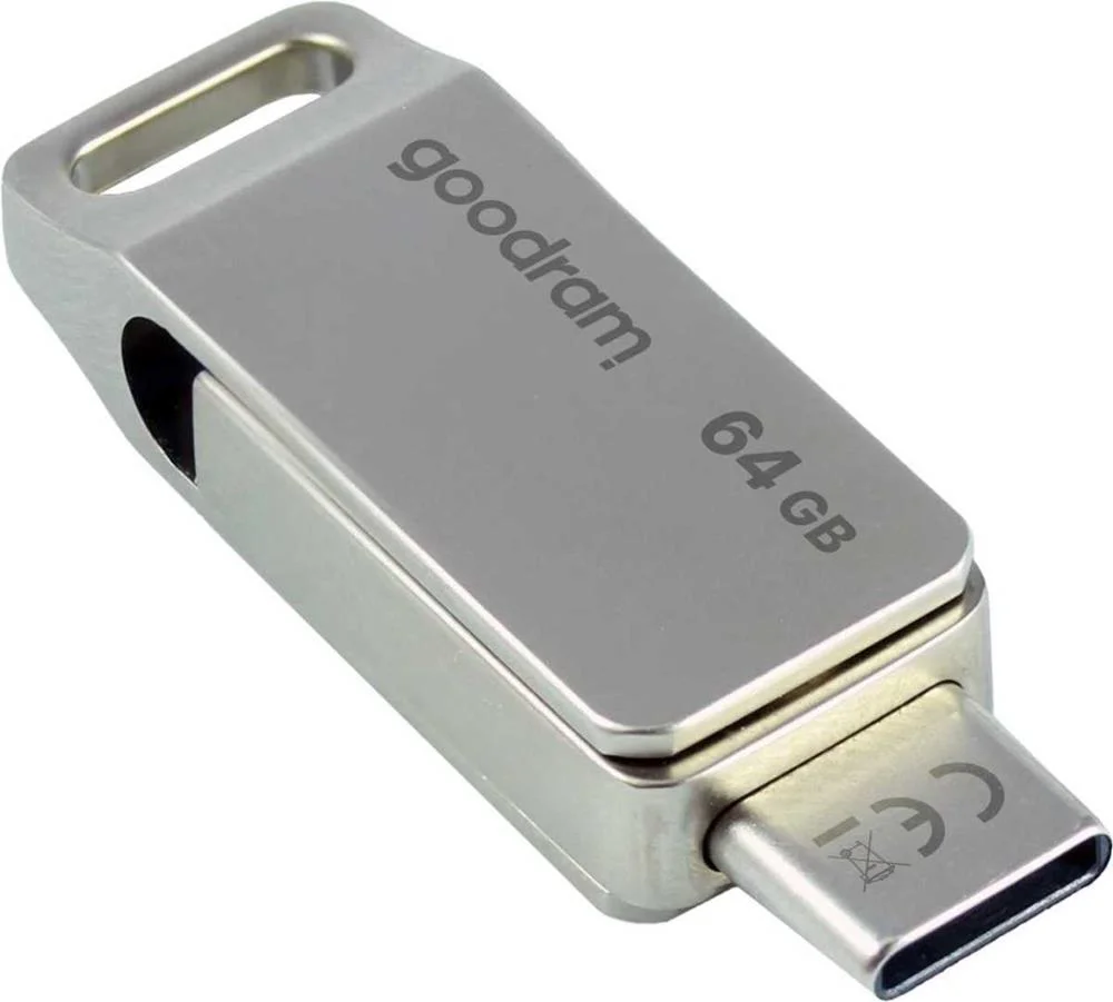 Flashdrive Goodram 64gb Oda Silver Usb 3.2