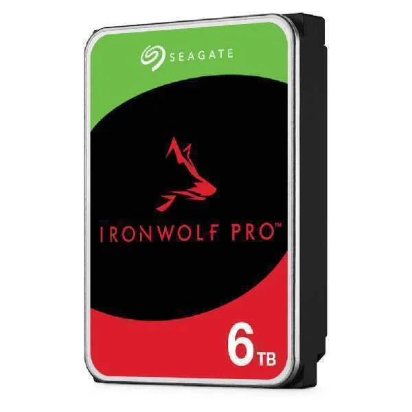 Seagate Ironwolf Pro St6000nt001 Internal Hard Drive 3.5  6 Tb