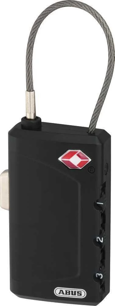 Cadeado Combina&ccedil;&atilde;o Tsa 30mm Retratil Bl&iacute;ster 148t.