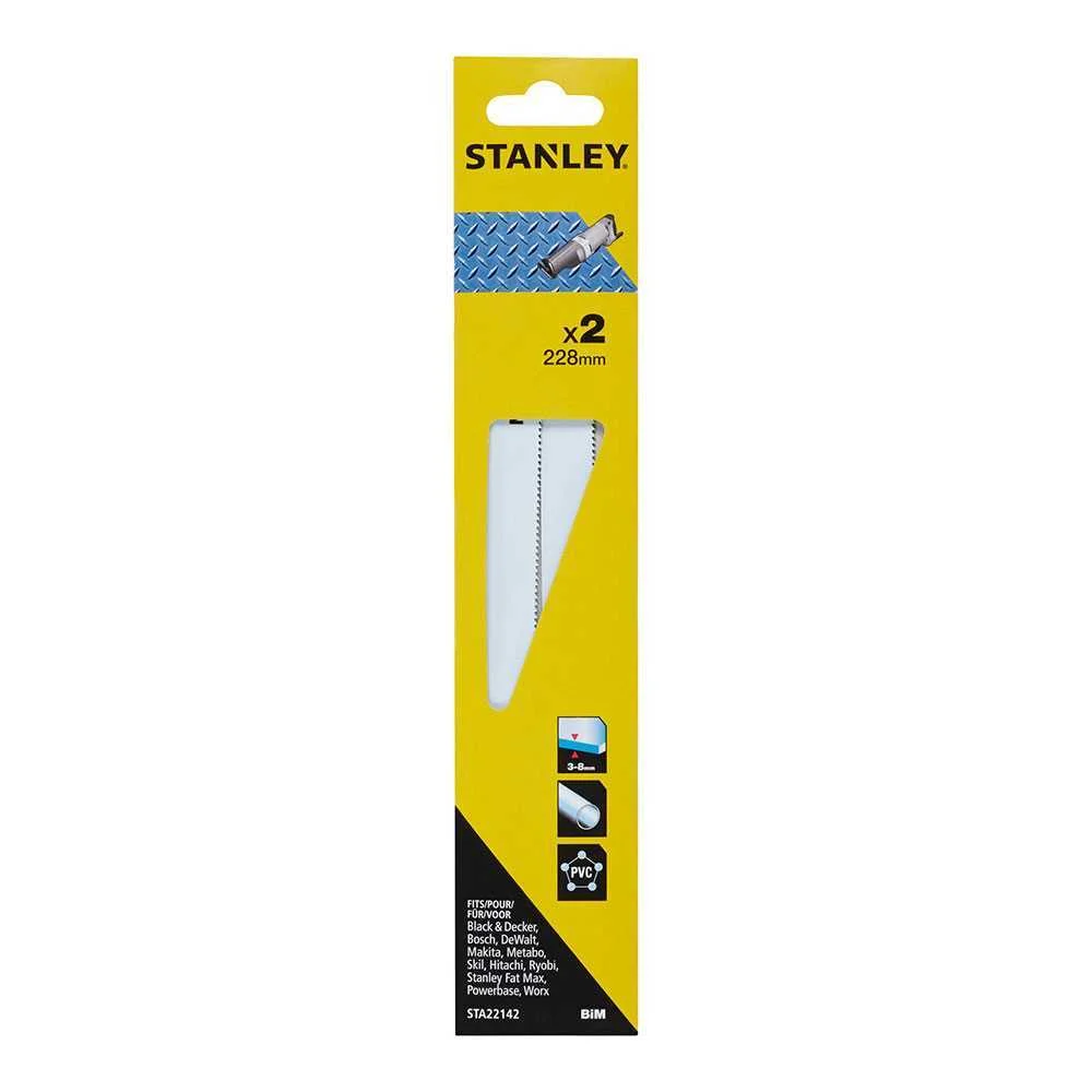 Pack 2 Folha Serra Sabre 22,8cm Bimet&aacute;lico Metal .