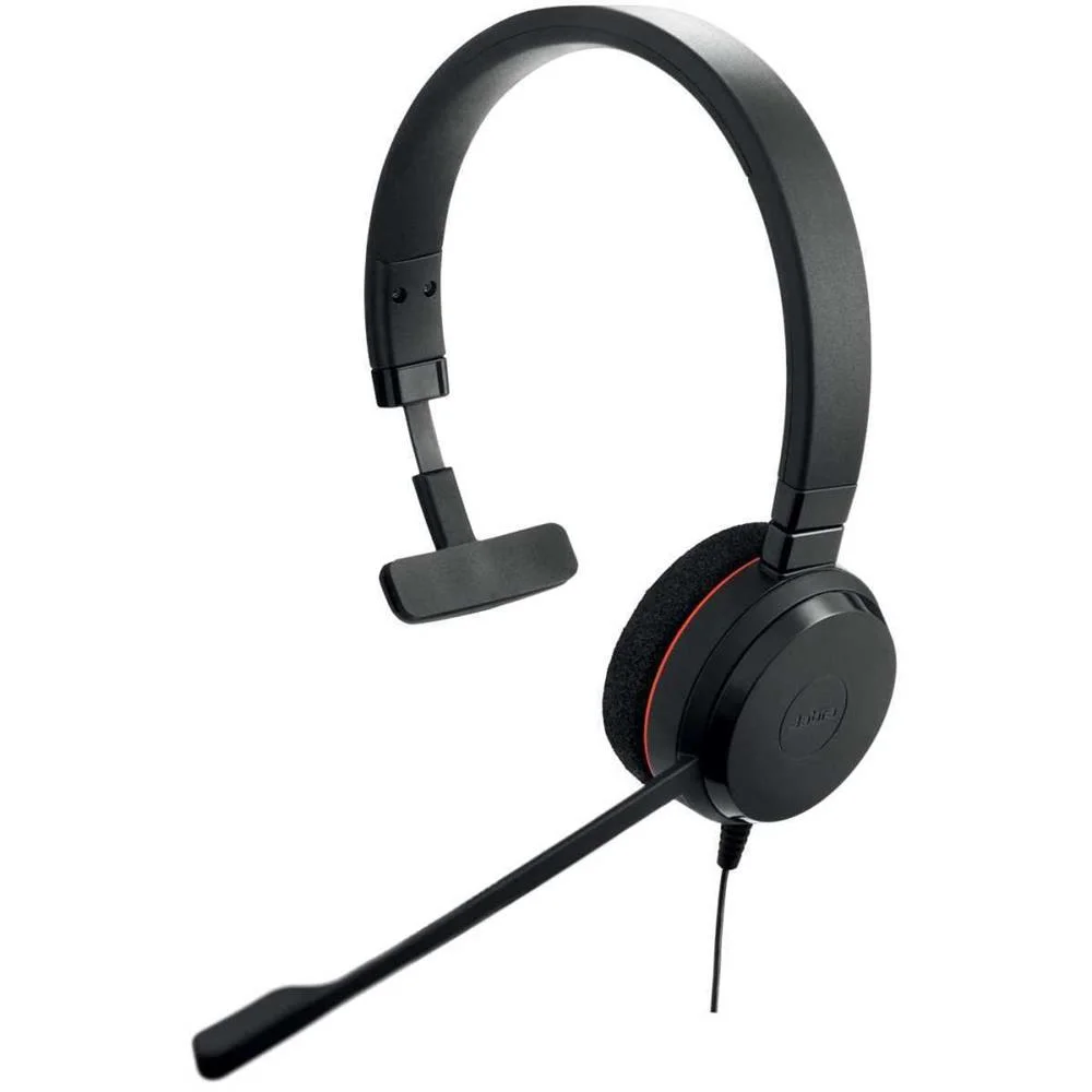 Jabra Evolve 20 Uc Mono Auscultadores com Fios Fi.