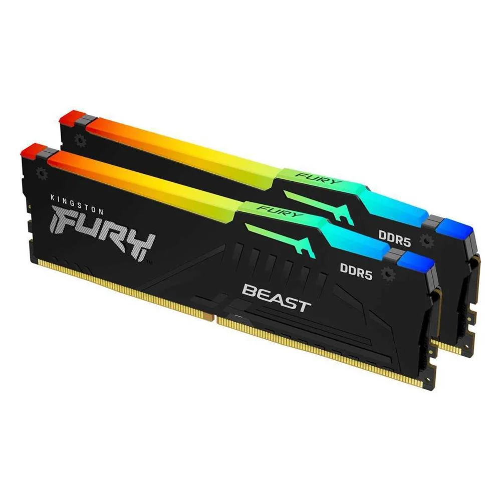 Kingston Technology Fury Beast RGB Memory Module 64 Gb 2 X 32 Gb Ddr5 5600 Mhz