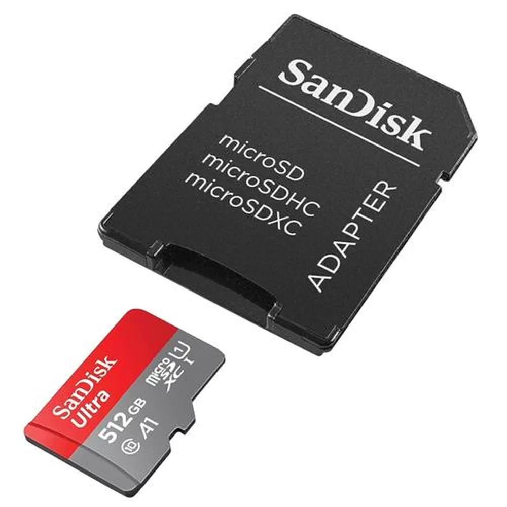 Cart&atilde;o de Mem&oacute;ria Ultra 512gb Microsdxc Uhs-I Classe 10 + Adaptador - Sandisk