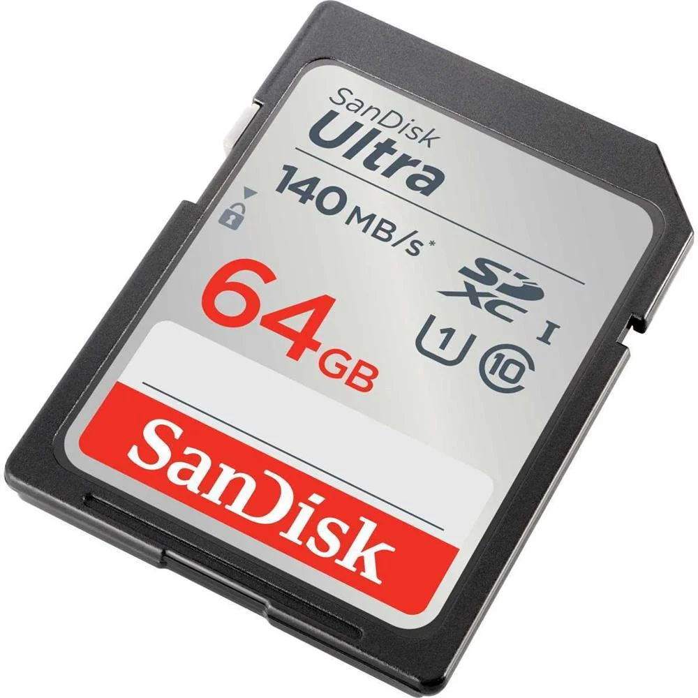 Cart&atilde;o de Mem&oacute;ria Ultra Sdxc 64gb - Sandisk