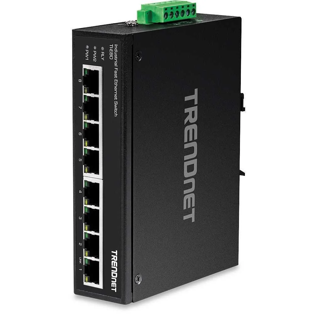 Trendnet Ti-E80 Switch de Rede N&atilde;o-Gerido Fast Et.