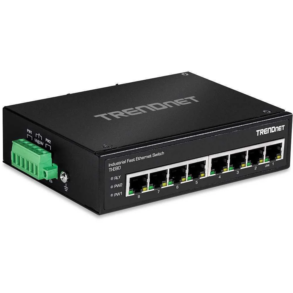 Trendnet Ti-E80 Switch de Rede N&atilde;o-Gerido Fast Et.