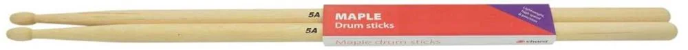 Conjunto de 2 Baquetas para Bateria - 5A - Madeira