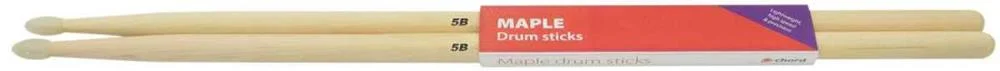 Conjunto de 2 Baquetas para Bateria - 5B - Nylon
