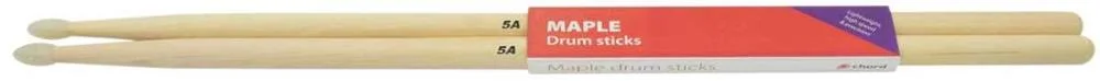 Conjunto de 2 Baquetas para Bateria - 5A - Nylon