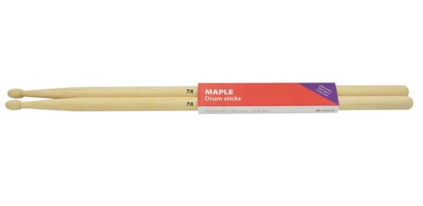 Conjunto de 2 Baquetas para Bateria - 7a - Madeira