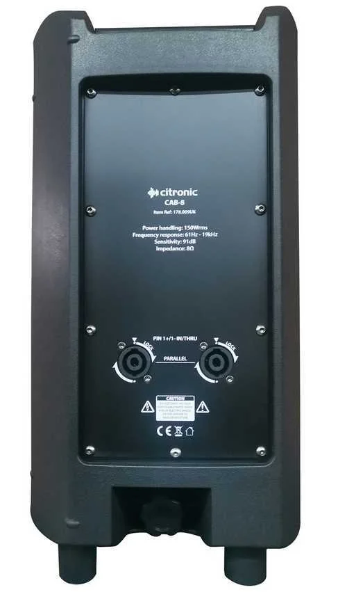 CITRONIC CAB-8 PRETO COM FIOS 150 W
