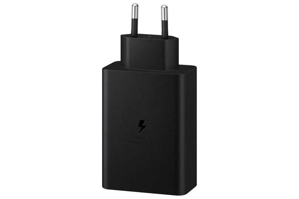 Carregador Samsung Fast Charger Trio Usb Type-C/Usb 65w Preto
