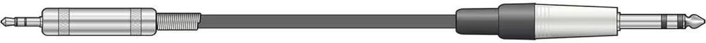 Classic Audio Lead 6.3mm Jack - 3.5mm Jack 0.75m