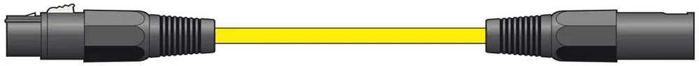 Classic Microphone Lead Xlr Female - Male 1.5m Yellow