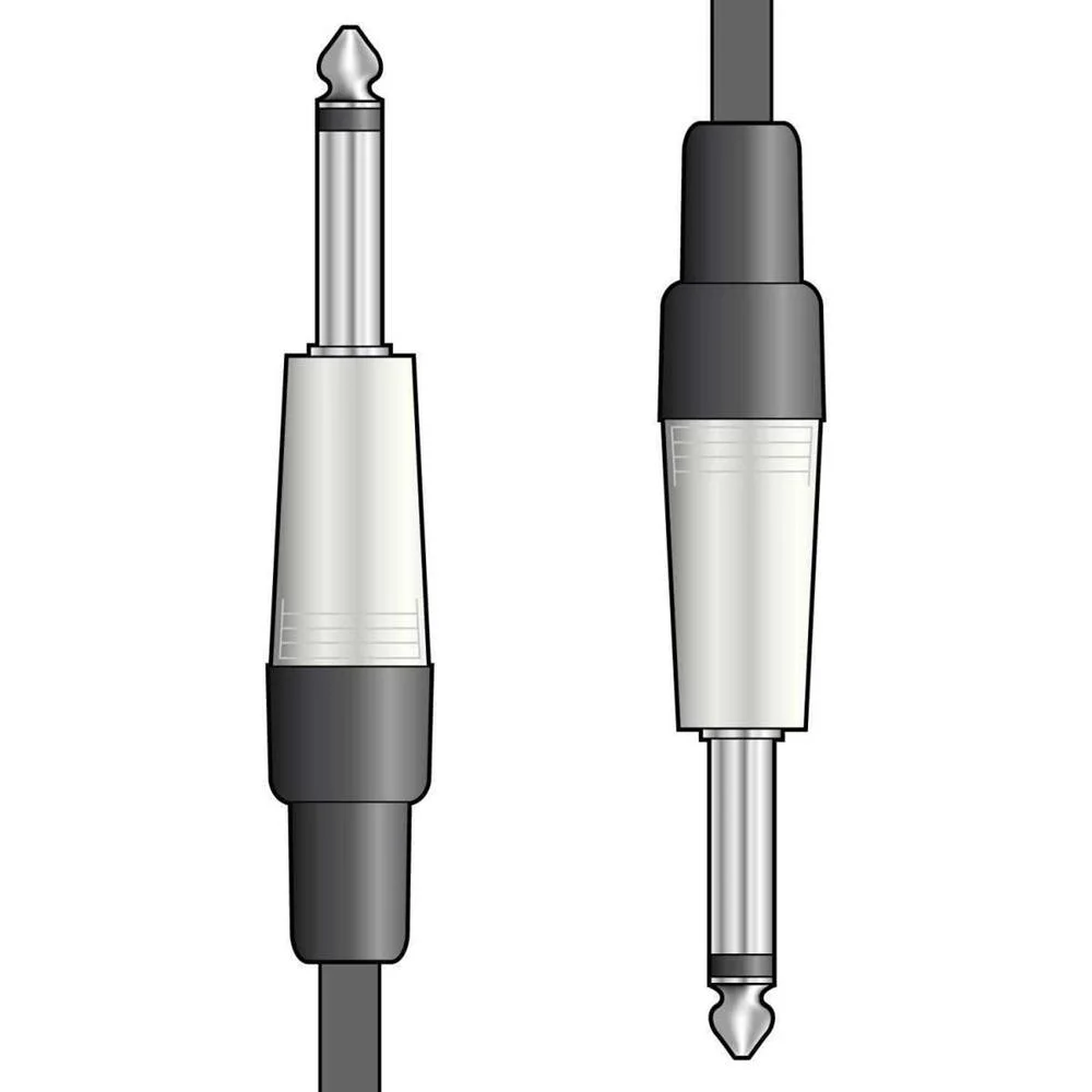 Cabo Jack Mono 6.3mm para Jack Mono 6.3mm para Guitarras 1.5m
