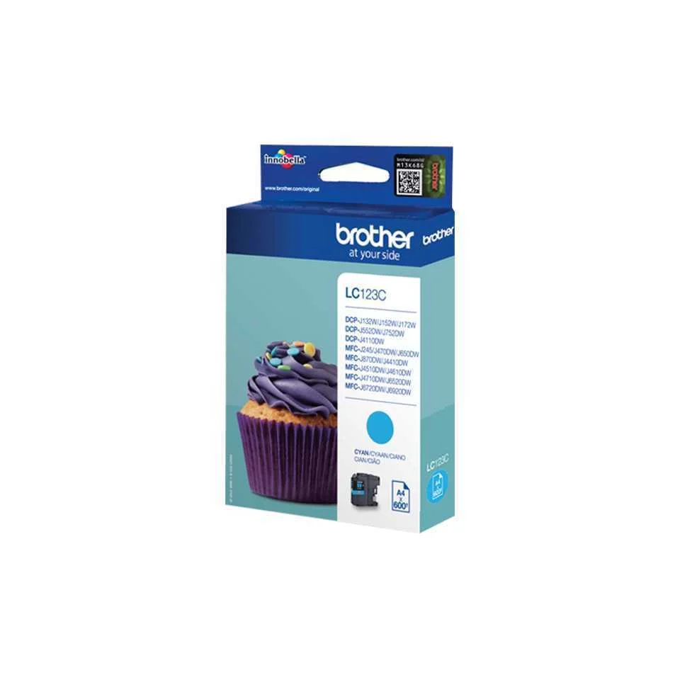 Tinteiro Brother Compat&iacute;vel Lc123 Xl Azul