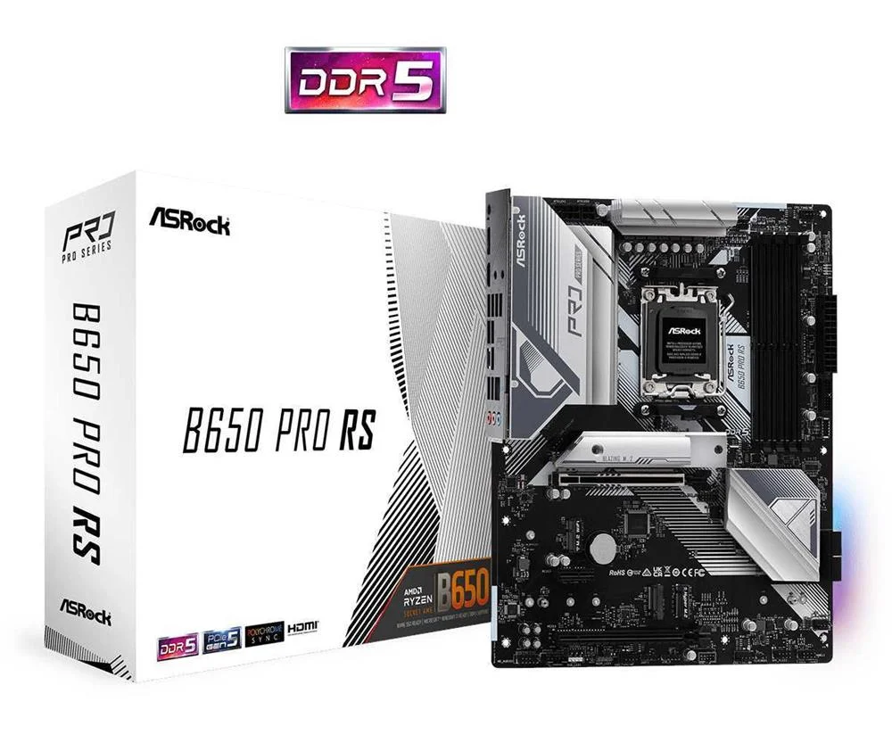 *b650 Pro Rs Am5 4ddr5   Hdmi M.2 Dp Usb3.2 Atx