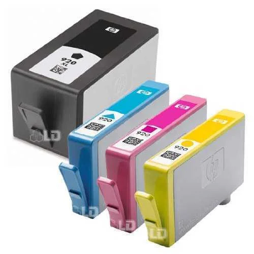 Conjunto 4 Tinteiros HP 920XL Compat&iacute;veis