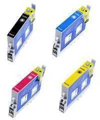 Conjunto de 4 Tinteiros Compat&iacute;veis Epson T0611/2/3/4