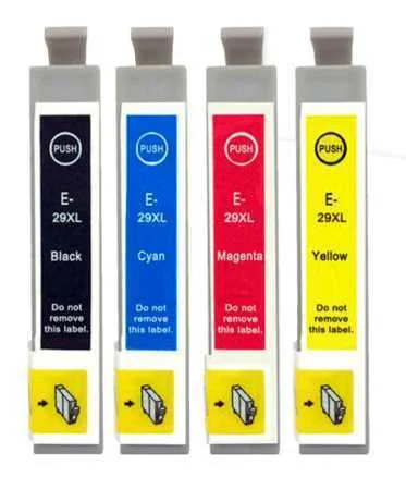 Conjunto 4 Tinteiros Epson 29 XL Compat&iacute;veis - re.