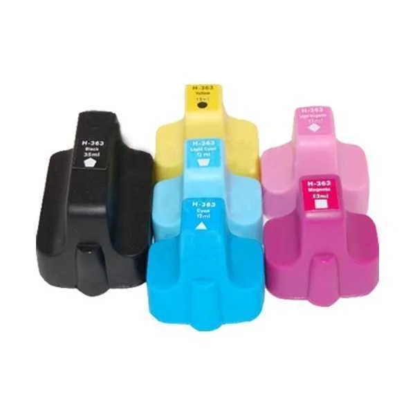 Conjunto 6 Tinteiros Compat&iacute;veis Hp 363 Xl
