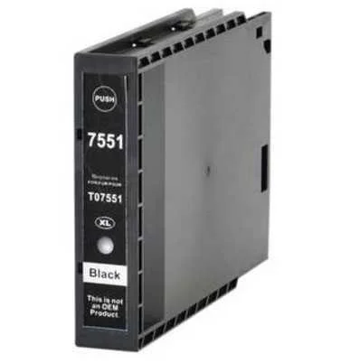 Tinteiro Epson Compat&iacute;vel T7551 / T7561 - Preto