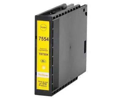 Tinteiro Epson Compat&iacute;vel T7554 / T7564 - Amarelo
