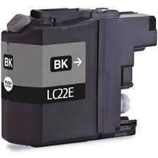 Tinteiro Brother Compat&iacute;vel LC22E XL Preto
