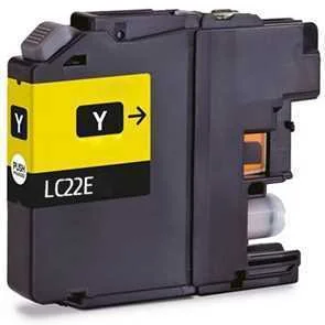Tinteiro Brother Compat&iacute;vel LC22E XL Amarelo