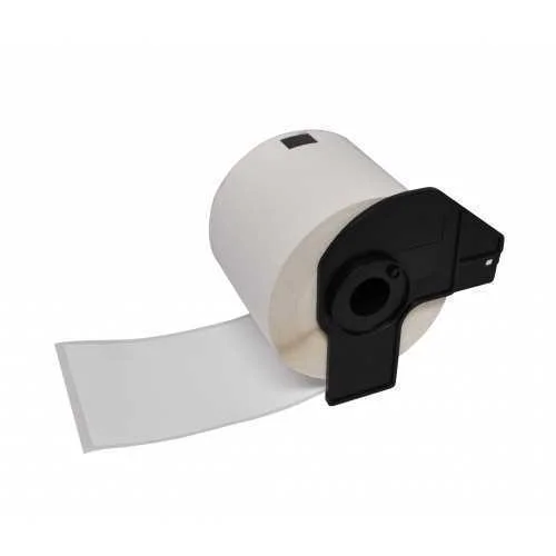 Etiquetas Compativeis Brother Dk22214 Branca - 12mm X 30.48 Metros Cont&iacute;nua Papel T&eacute;rmico