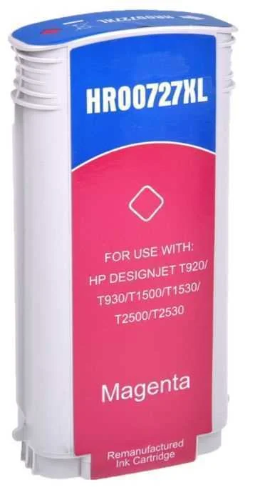 Tinteiro Hp Compat&iacute;vel 727 Magenta (B3p20a)