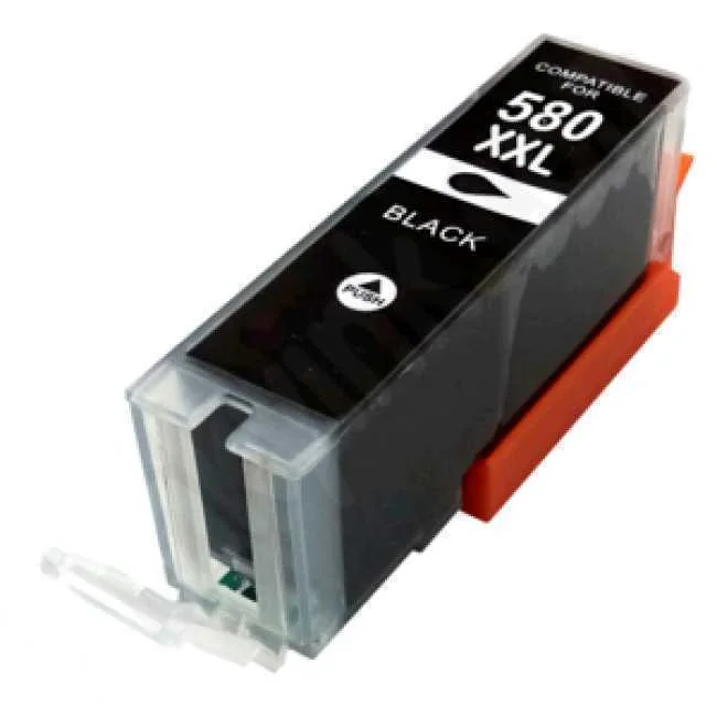 Tinteiro Canon Compat&iacute;vel PGI-580BK XXL Preto