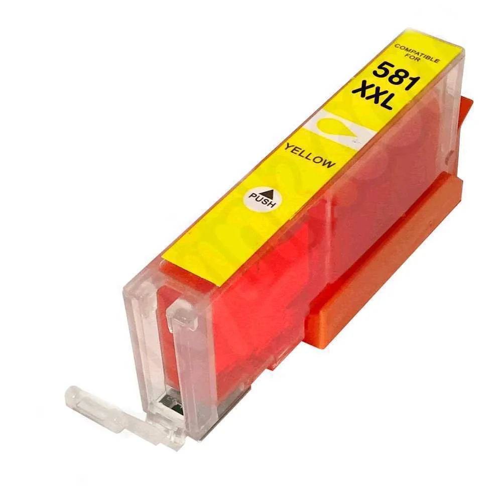 Tinteiro Canon Compat&iacute;vel Cli-581y Xxl Amarelo