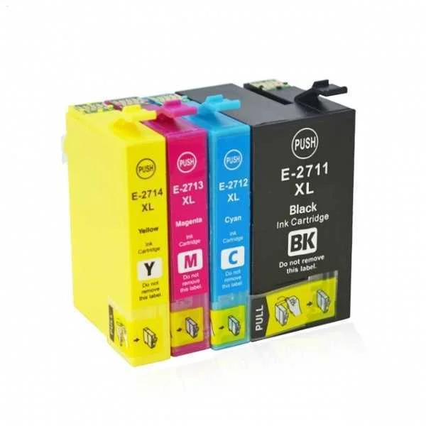 Conjunto 4 Tinteiros Compat&iacute;veis Epson 27XL - T27.