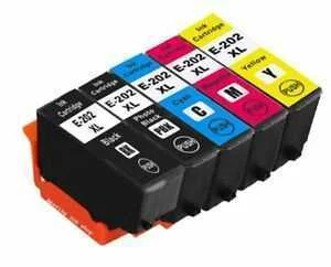 Conjunto 5 Tinteiros Epson 202 XL Compat&iacute;veis