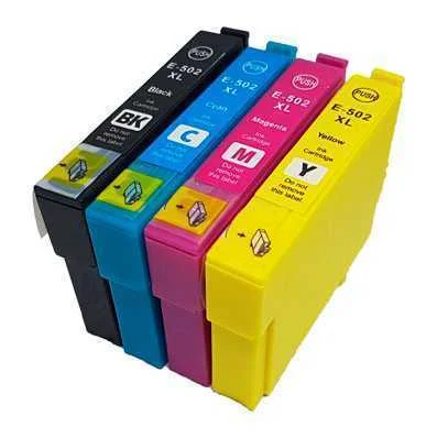 Conjunto 4 Tinteiros Epson 502 Xl Compat&iacute;veis