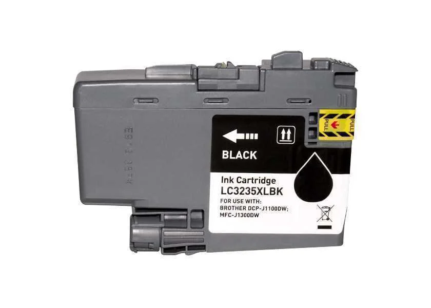 Tinteiro Brother Compat&iacute;vel Lc3233bk Preto